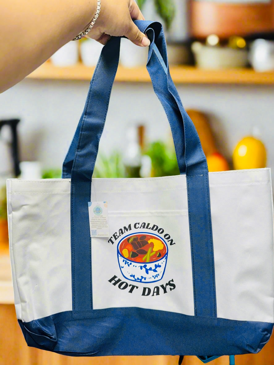 Team Caldo large tote bag