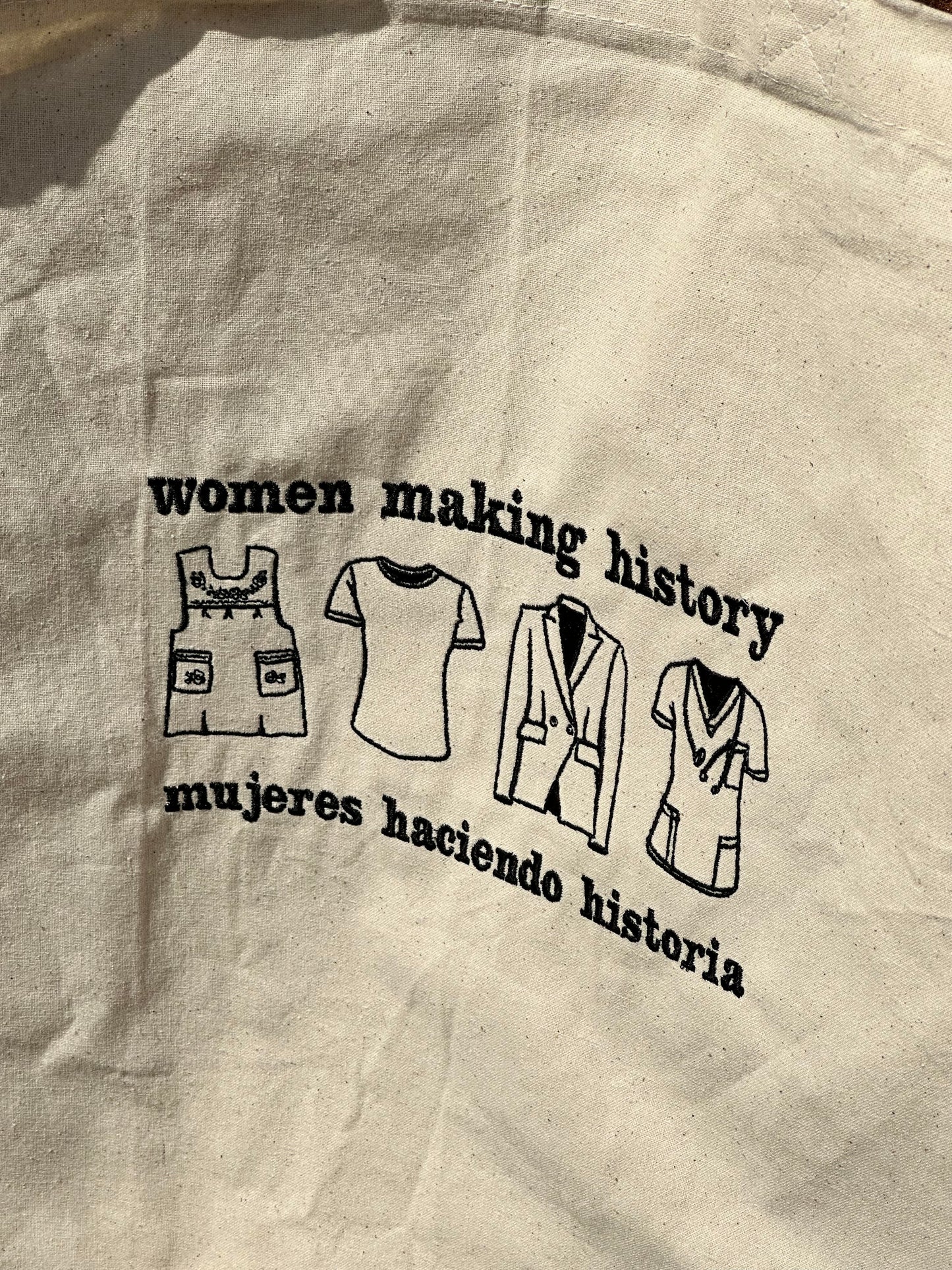 Mujeres Haciendo Historia/ Women Making History tote